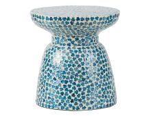 SANTORINI SHELL STOOL/SIDE TABLE