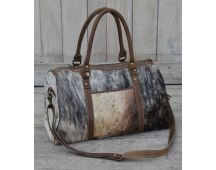 COWHIDE DUFFLE BAG