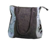 FLORAL COWHIDE BAG