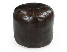 GENUINE LEATHER MOROCCAN OTTOMAN