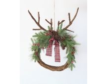 Deer Antler Wreath 56 X 74cm