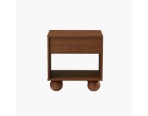 Orbie Bedside Table in Walnut