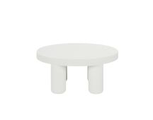 Julia White Round Coffee Table