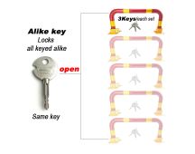 Arch Parking Barrier Fold Down Vehicle Security Locker Keyed Alike