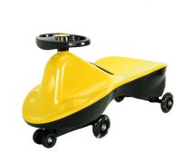 Yellow-Glide Walker Swing Car Twist Car Rind On Toy Italian Designer For Children Outdoor