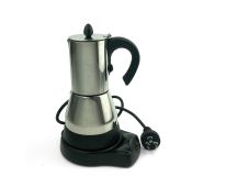 Electric Espresso Moka Coffee Make 6Cups Stainless Steel Italian Classic AU STOCK