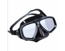 D2 Myopia Prescription Diving Mask for Adults and Teenagers tempered glass lens – black