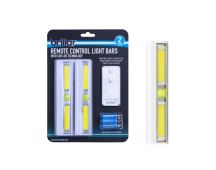 200 Lumens Remote Controlled Cabinet Light Bars 2pk