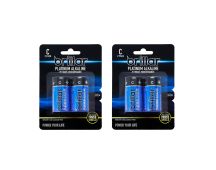 Brillar C Platinum Alkaline Batteries 2pk