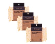 Clevinger 6PC Biodegradable Sponges