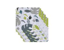 Clevinger Set of 4 MDF Coasters Monstera