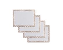 Clevinger Set of 4 MD Placemats Gold Border