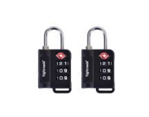 Flightmode TSA 3 Dial Indicator Padlock x2