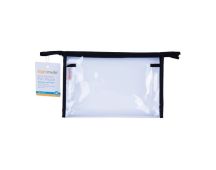 Waterproof PVC Clear Zippered Carry Pouch