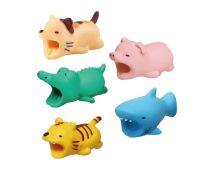 5Pcs Animal Collection Silicon Cable Protector Pack-Random Design Selected