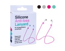 Silicone Anti-loss Cable Lanyard Earphones Holder/Strap for AirPods 1/2/Pro - 4 colors Random colour Selected