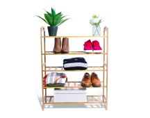 5 Tier Bamboo Shoe Rack