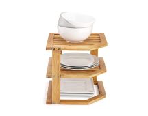 3 Tiers Bamboo Kitchen Rack Storage