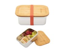 Clevinger Stainless Steel Bamboo Medium Lunch Box 800ml