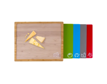 Bamboo Chopping Board With 5 Inserts