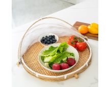 40cm Foldable Bamboo Food Cover