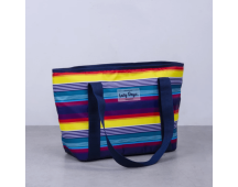 6L Food Safe Insulated Jumbo Cooler Tote - Rainbow