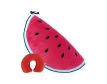 2 Ways Reversible Microfibre Travel Pillow-Watermelon