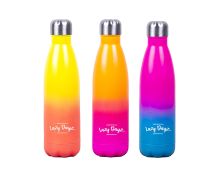 Lazy Dayz Daily Drink Bottle 500ml - Orange Pink Ombre