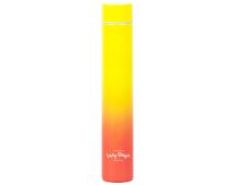 Lazy Dayz 300ml Slimline Insulated Drink Bottle - Yellow Peach Ombre