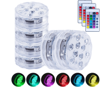 Lazy Dayz 13 Colors LED Remote Pool Light 6 Pack