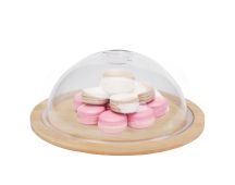 BAMBOO MINI ROUND CHEESE TRAY