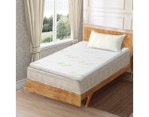 6cm Memory Foam Mattress Topper with Bamboo Cover - Single