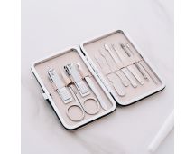 Remology Stainless Steel 10pc Manicure Set Silver