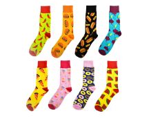 8 Pairs Fashion Novelty Funny Socks one Size 5-13 Men Socks Women Socks #5