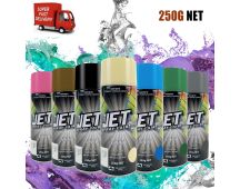 3PK 250g Spray Paint Can For Interior and Exterior 26 colours Fast Dry - Gloss Black