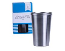 Stainless Steel Eco Tumbler 350ml 2 Pack