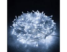 500 Solar LED Fairy Lights 8 Function Memory Hold Multicolor Christmas Decoration Cool White