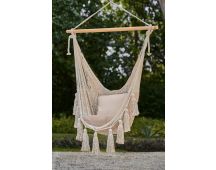 Deluxe Hammock Swing Chair in Plain Cream