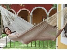 Mayan Legacy Queen Size Outdoor Cotton Dream Sands Hammock in Jardin Colour