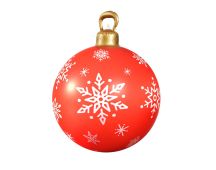 Jingle Jollys Christmas Inflatable Ball Bauble 60cm Outdoor Decoration Red