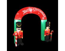 Jingle Jollys Christmas Inflatable Archwary Nutcracker 3M Illuminated Decorations