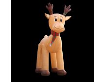 Jingle Jollys Christmas Inflatable Reindeer 5M Illuminated Decorations