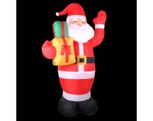 Jingle Jollys Christmas Inflatable Santa 2.4M Illuminated Decorations