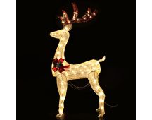 Jingle Jollys Christmas Lights 150cm Reindeer 100 LED Decorations