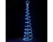 Jingle Jollys Solar Christmas Tree 2.4m Motif Lights 8 Modes Multi Colour