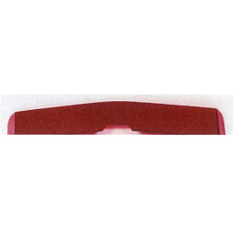 Genuine Kenworth Bug Deflector Red for Traditional Hood