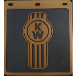 KENWORTH MERCHANDISE Coaster mudflap gold 50th anniversary